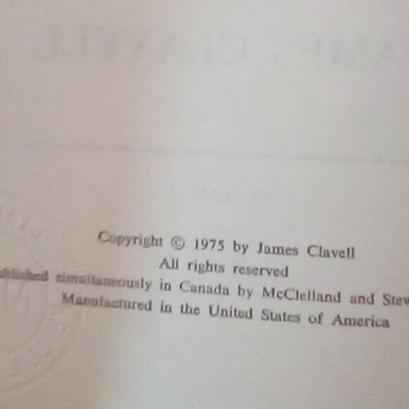 Shogun Vol. 1 & 2, James Clavell  International Collectors Library 1975 Vintage - Picture 4 of 12